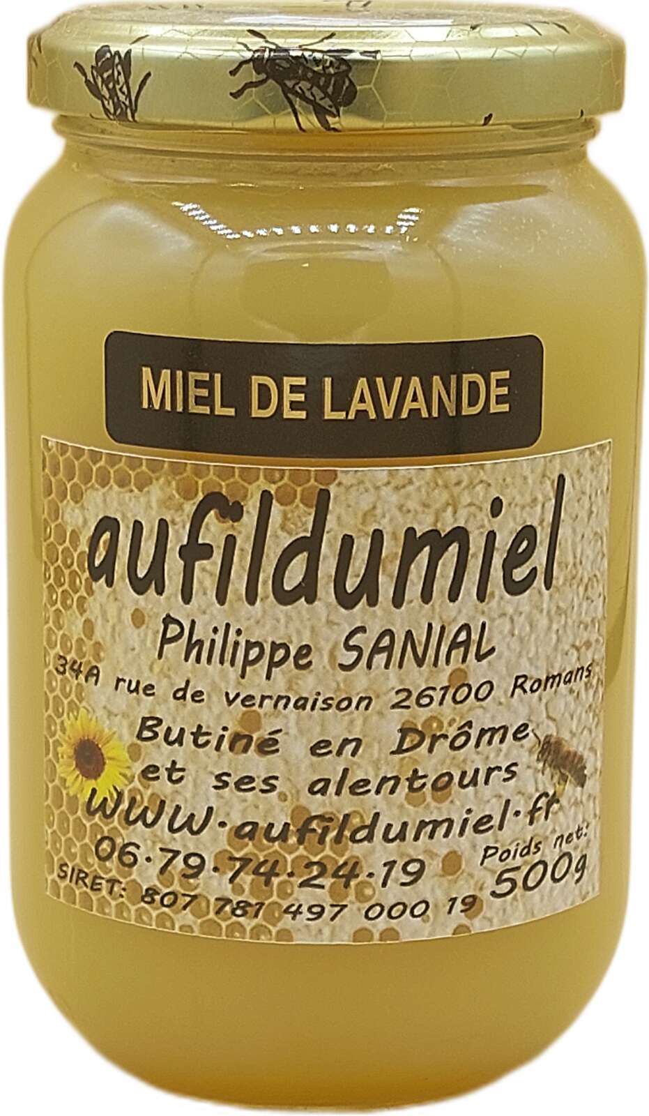 Miel de lavande crémeux, Apiculteur Romans sur Isère